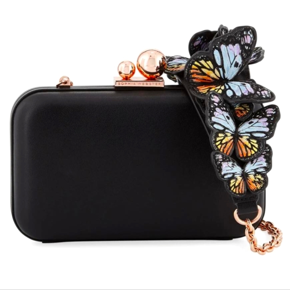 Sophia Webster Vivi Butterfly Box Clutch Bag